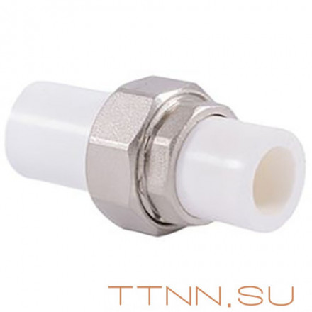 Разъемное соединение трубное РосТурПласт, наруж/наруж 20 арт.10729