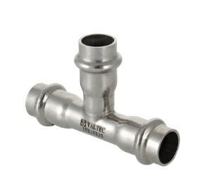 Фитинг из нержавеющей стали-пресс тройник Valtec 35х22х35