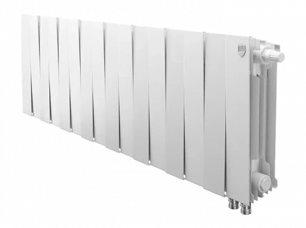 Биметаллический радиатор отопления Royal Thermo PianoForte 300 16 секций Bianco Traffico VDR