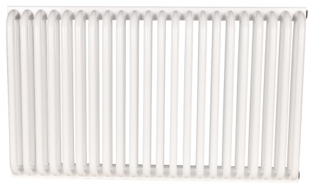 Стальной трубчатый радиатор 2-колончатый Rommer RST 2050/22 боковое подключение RAL9016