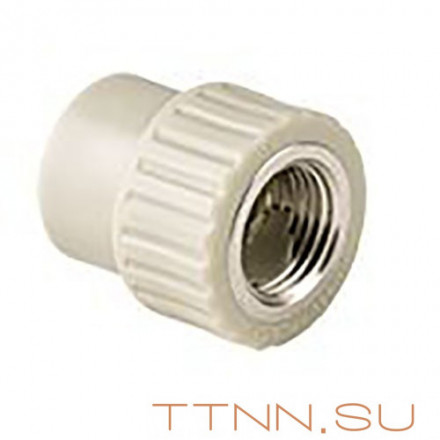 Муфта РосТурПласт PN25 комбинированная, внутр. резьба 20х3/4&quot; арт.10934