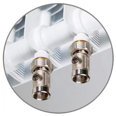 Биметаллический радиатор Rifar SUPReMO 350 х 8 секц НП прав (VR)