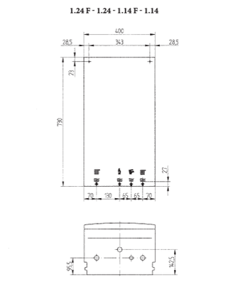 Настенный газовый котел Baxi ECOFOUR 1.14 F