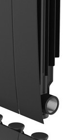 Алюминиевый радиатор Royal Thermo Biliner Alum 500 Noir Sable 10 секц.