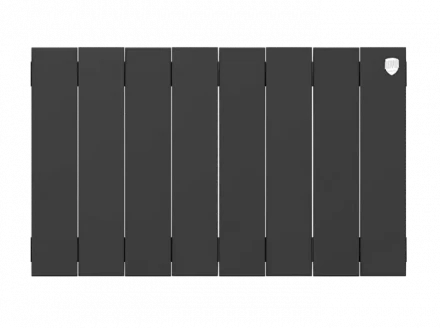 Биметаллический радиатор отопления Royal Thermo PianoForte 300 8 секций Noir Sable