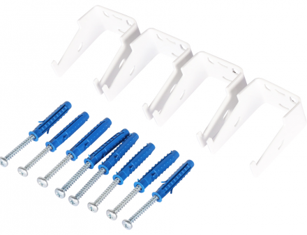 Стальной трубчатый радиатор 2-колончатый Rommer RST 2050/24 нижнее правое подключение RAL9016