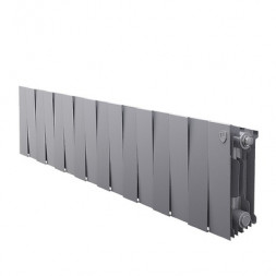 Биметаллический радиатор Royal Thermo Piano Forte 200 /Silver Satin 16 секц.
