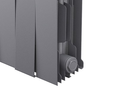 Биметаллический радиатор Royal Thermo Piano Forte 200 /Silver Satin 16 секц.