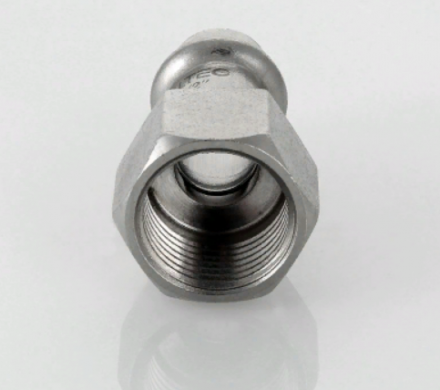 Пресс-фитинг из нержавеющей стали с внутренней резьбой Valtec 22х1/2&quot; VTi.902.I.002204