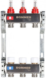Для отопления Rommer 1&quot;/3/4&quot;x3 с расходомерами (RMS-1200-000003)