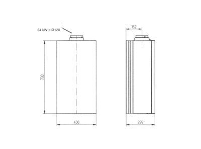 Настенный газовый котел Baxi ECO 4S 1.24 F