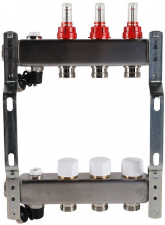 Для отопления Rommer 1&quot;/3/4&quot;x3 с расходомерами (RMS-1201-000003)
