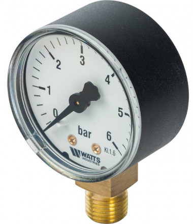 Манометр радиальный Watts F+R200 (MDR) 50/ 6x1/4&quot;