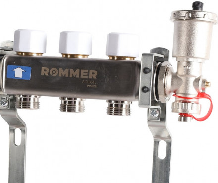 Для отопления Rommer 1&quot;/3/4&quot;x3 с расходомерами (RMS-1210-000003)