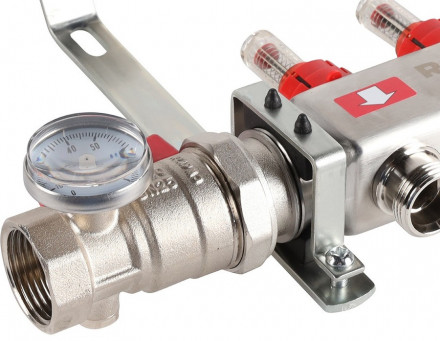 Для отопления Rommer 1&quot;/3/4&quot;x3 с расходомерами (RMS-1210-000003)