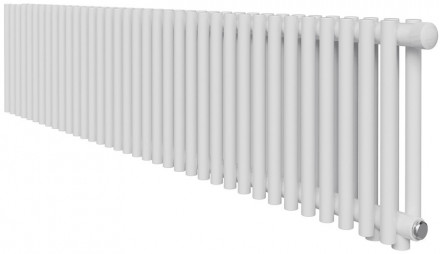 Стальной трубчатый радиатор 2-колончатый Royal Thermo Shift R22 VC2030 - 30 секц. RAL9016, нижнее 1/2