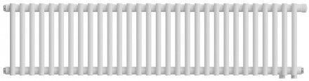 Стальной трубчатый радиатор 2-колончатый Royal Thermo Shift R22 VC2030 - 30 секц. RAL9016, нижнее 1/2