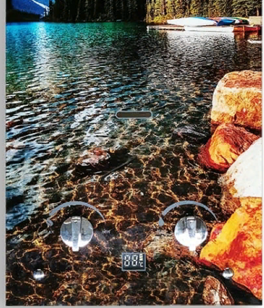 Газовый проточный водонагреватель VilTerm S13 Print (Горы)