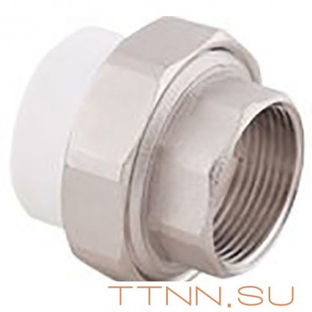 Муфта РосТурПласт комбинированная разъемная (американка), внутр. резьба  20х1&quot; арт.10614