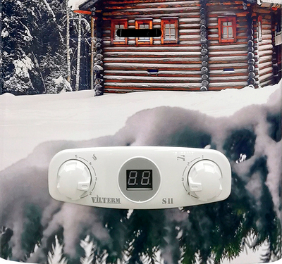 Газовый проточный водонагреватель VilTerm S13 Print (Зимний дом)