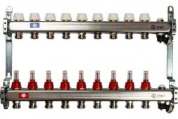 Коллектор с запорными клапанами STOUT SMS-0927-000009