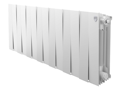 Биметаллический радиатор Royal Thermo Piano Forte 300 /Bianco Traffico 14 секц.