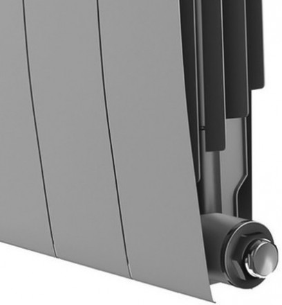 Биметаллический радиатор Royal Thermo BiLiner 500 Silver Satin VR80 - 10 секц.