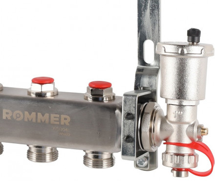 Для отопления Rommer 1&quot;/3/4&quot;x4 с запорными клапанами (RMS-3210-000004)