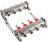 Для отопления Rommer 1&quot;/3/4&quot;x4 с расходомерами (RMS-1200-000004)