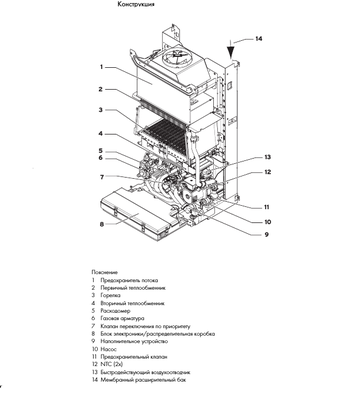 Настенный газовый котел Vaillant VUW 240/5-5 atmoTEC plus