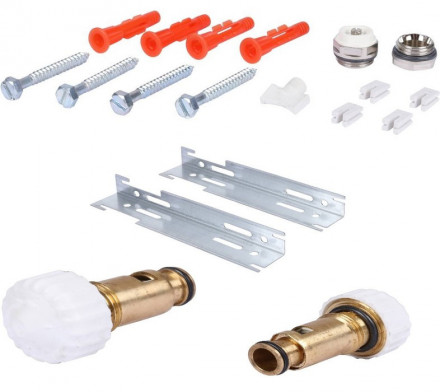 Стальной панельный радиатор Тип 21 Rommer Ventil 21/500/1800 нижнее правое подключение