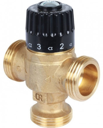 Смесительный клапан STOUT 1 НР 30-65°С KV 1,8