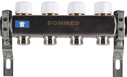 Для отопления Rommer 1&quot;/3/4&quot;x4 с расходомерами (RMS-1210-000004)