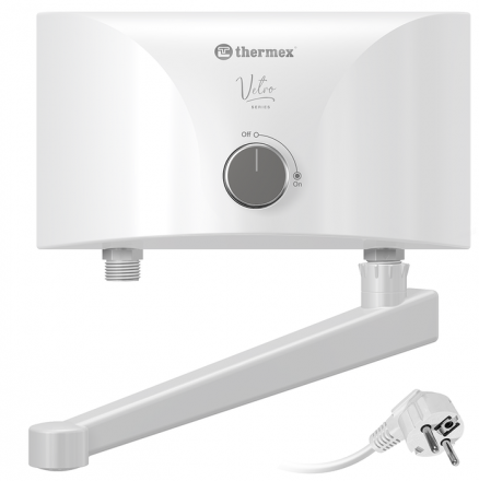 Электрический проточный водонагреватель 3,5 кВт Thermex Vetro 3500 tap