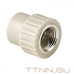 Муфта РосТурПласт PN25 комбинированная, внутр. резьба 40х1 1/4&quot; арт.15908