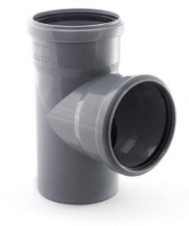 Тройник канализационный Политэк 110 угол 90