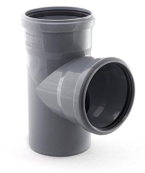 Тройник канализационный Политэк 110 угол 90