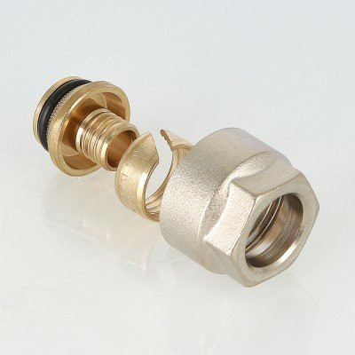 Фитинг обжимной евроконус с накидной гайкой VALTEC VT.4410.NE.20 20x3/4&quot;