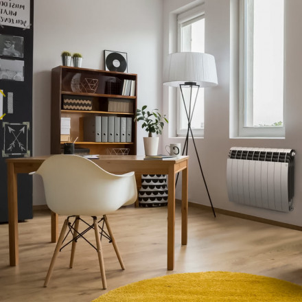 Биметаллический радиатор Royal Thermo BiLiner 500 Silver Satin VR80 - 8 секц.