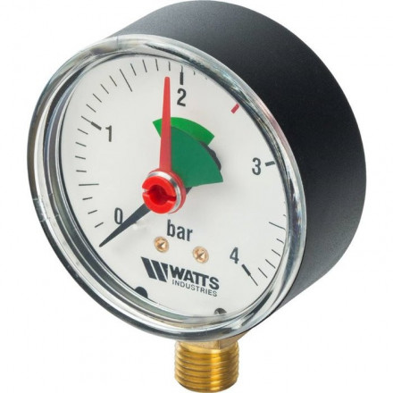 Манометр радиальный Watts F+R201 (MHR) 100/4x1/2&quot;