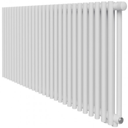 Стальной трубчатый радиатор 2-колончатый Royal Thermo Shift R22 VC2050 - 32 секц. RAL9016, нижнее 1/2