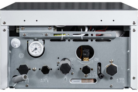 Настенный газовый котел MIZUDO M24Т OpenTherm черная панель управления