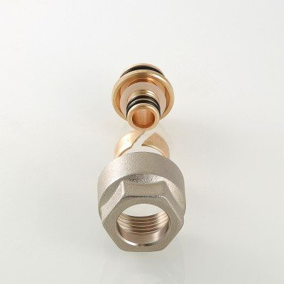 Фитинг обжимной евроконус с накидной гайкой VALTEC VT.4420.NE.20 20x3/4&quot;