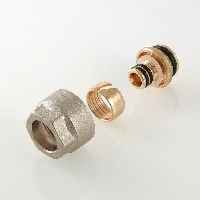 Фитинг обжимной евроконус с накидной гайкой VALTEC VT.4420.NE.20 20x3/4&quot;