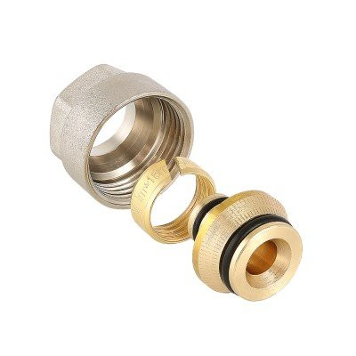 Фитинг обжимной евроконус с накидной гайкой VALTEC VT.4420.NVE.20 20x3/4&quot;