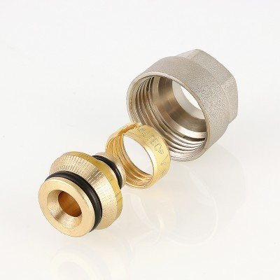 Фитинг обжимной евроконус с накидной гайкой VALTEC VT.4420.NVE.20 20x3/4&quot;