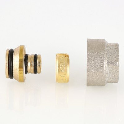 Фитинг обжимной евроконус с накидной гайкой VALTEC VT.4420.NVE.20 20x3/4&quot;