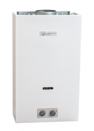 Газовый проточный водонагреватель WERTRUS 13Р белый (Wert Rus)