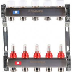 Для отопления Rommer 1&quot;/3/4&quot;x5 с расходомерами (RMS-1200-000005)