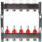 Для отопления Rommer 1&quot;/3/4&quot;x5 с расходомерами (RMS-1200-000005)